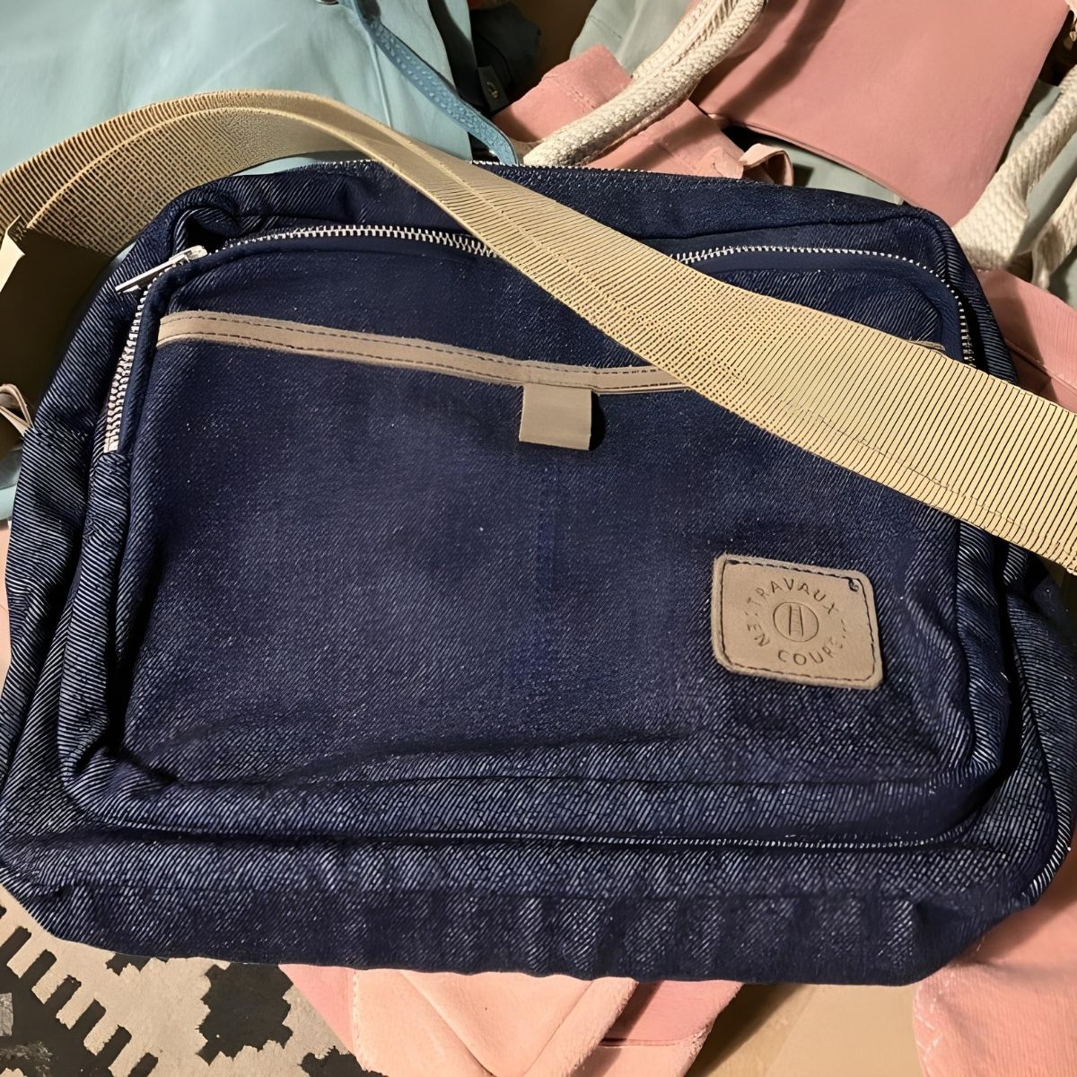 Travaux en Cours French Working (Cross-Body) Bag - Denim