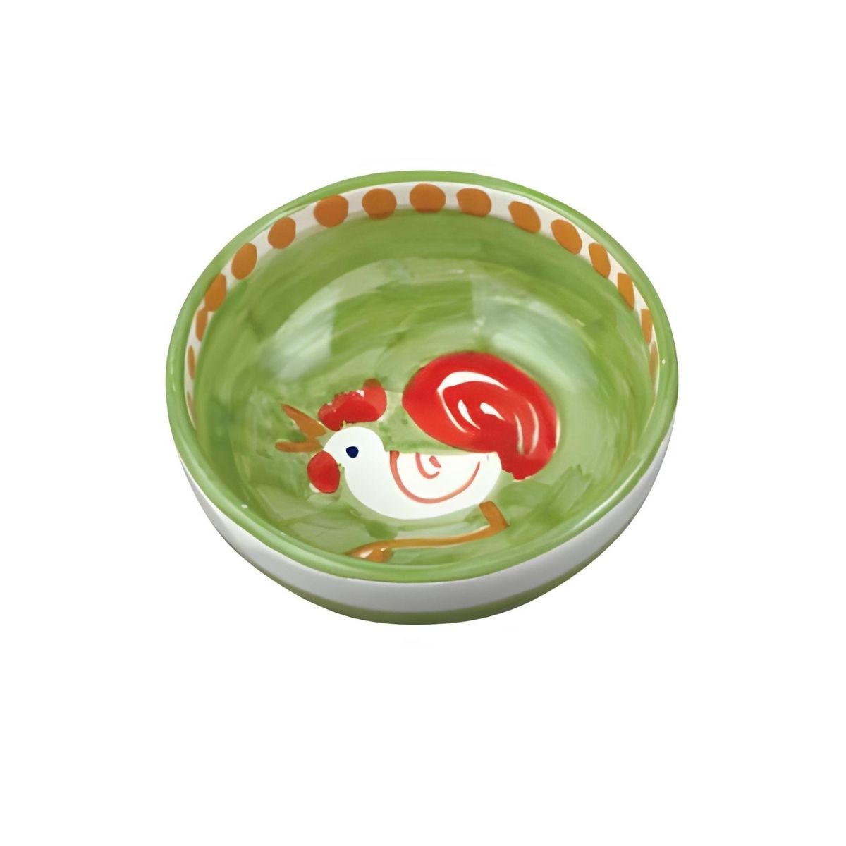 Vietri Campagna Gallina Olive Oil Bowl