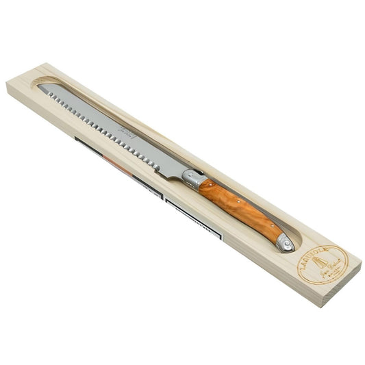 Jean Dubost Bread Knife Olivewood