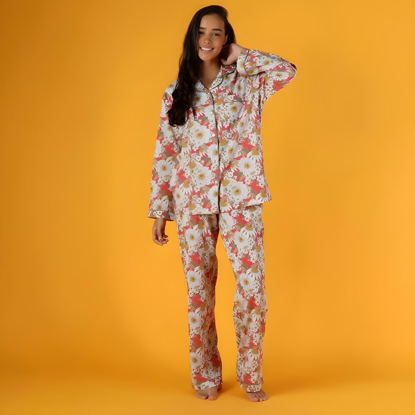 Mahogany Lucy Pajama 2 Piece Set - Multi