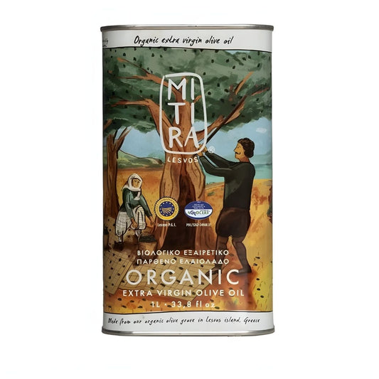 Mitira Organic Extra Virgin Olive Oil - Large - 33.8oz