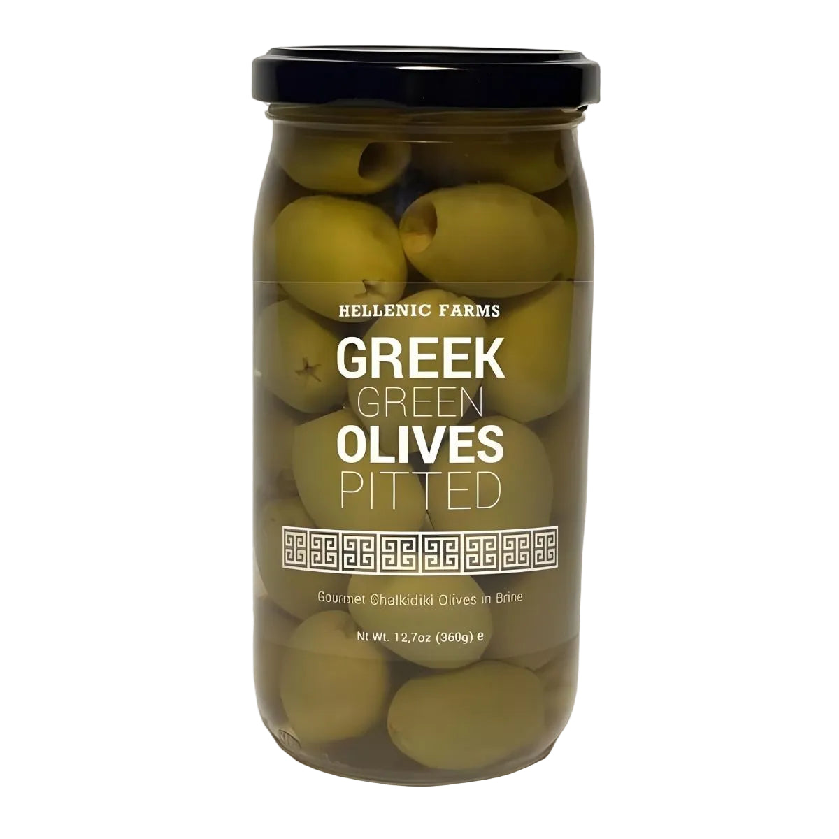 Hellenic Farms Greek Green Pitted Olives