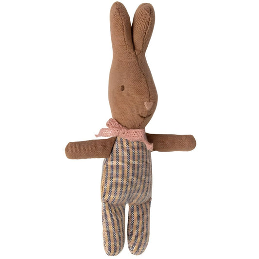 Maileg Rabbit, My - Rose/Blue Check
