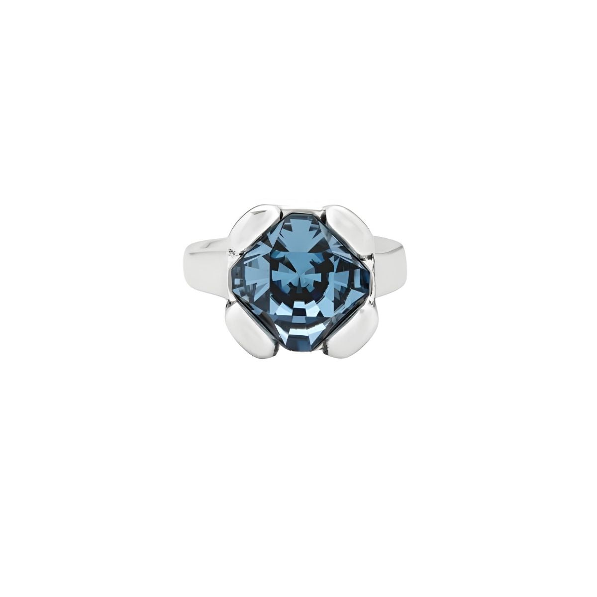 UNOde50 Rock n' Blue Ring with Blue Crystal