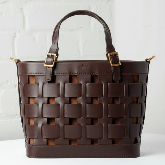 Uppdoo Venture Basket Tote - Chestnut
