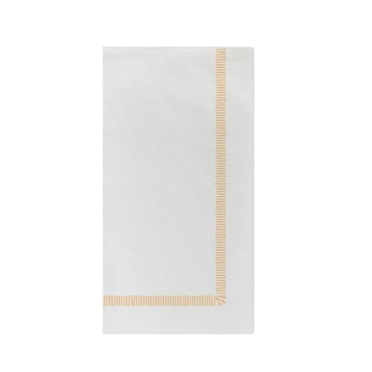 Vietri Papersoft Fringe Yellow Guest Towels (Pack of 20)