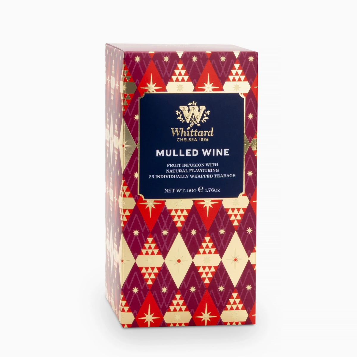 Whittard of Chelsea Mulled Wine Infusion - 25 Individually Wrapped Teabags