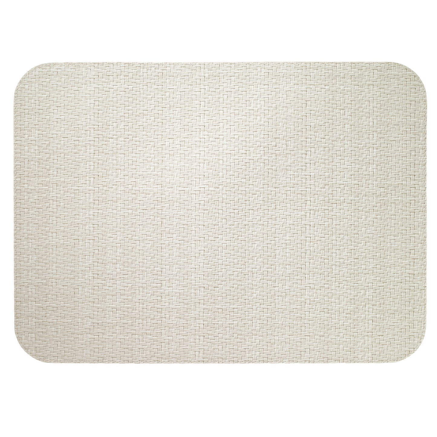 Wicker Cream Oblong Placemat Set/4