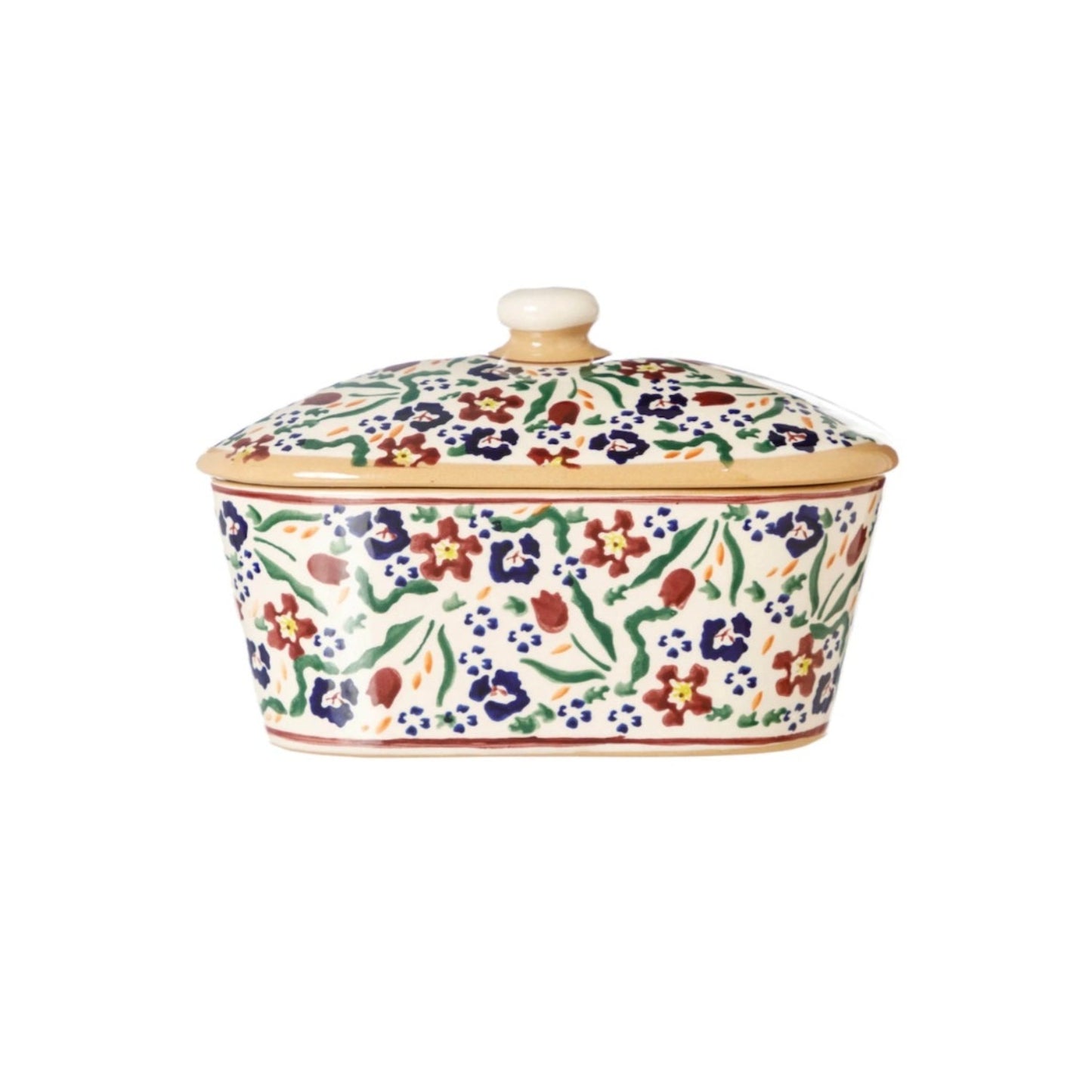 Wildflower Meadow Covered Butter Dish