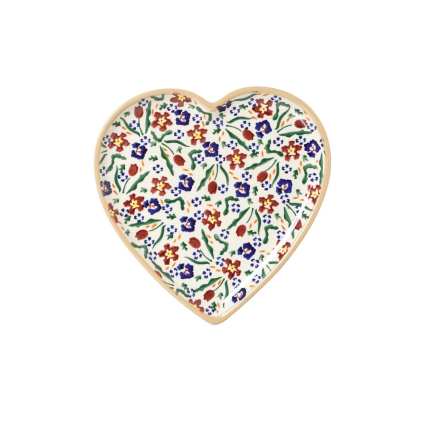 Wildflower Meadow Medium Heart Plate