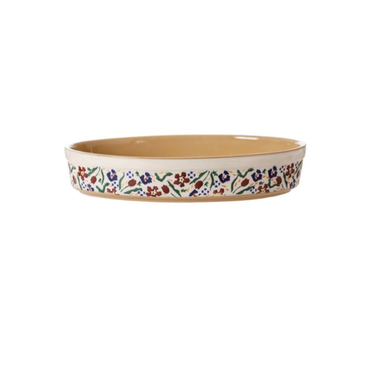 Wildflower Meadow Small Oval Oven Dish