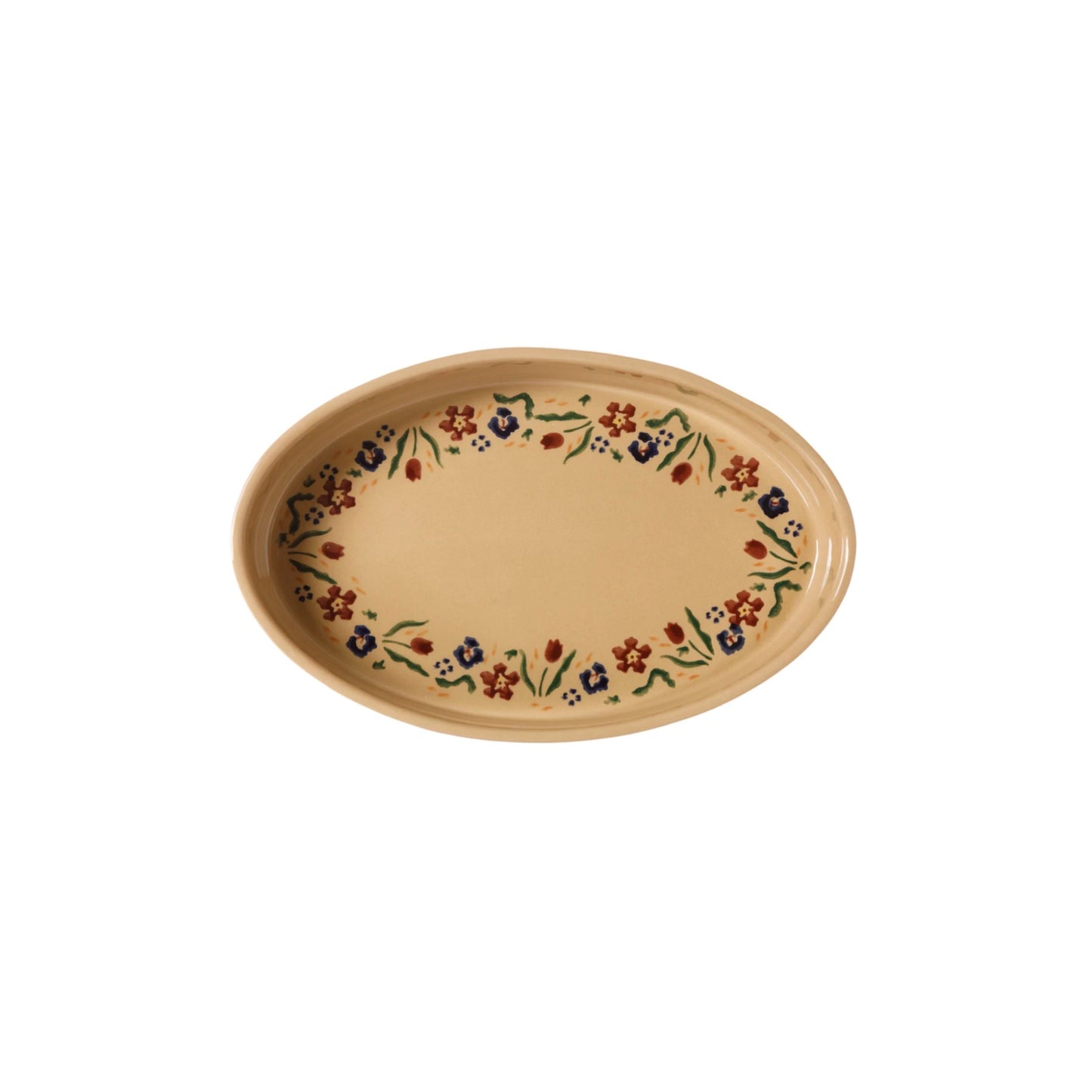 Wildflower Meadow Small Oval Oven Dish