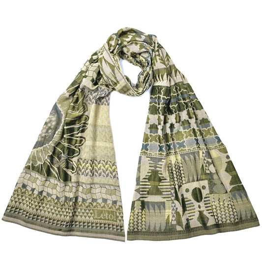 Willy Khaki Organic Cotton Scarf