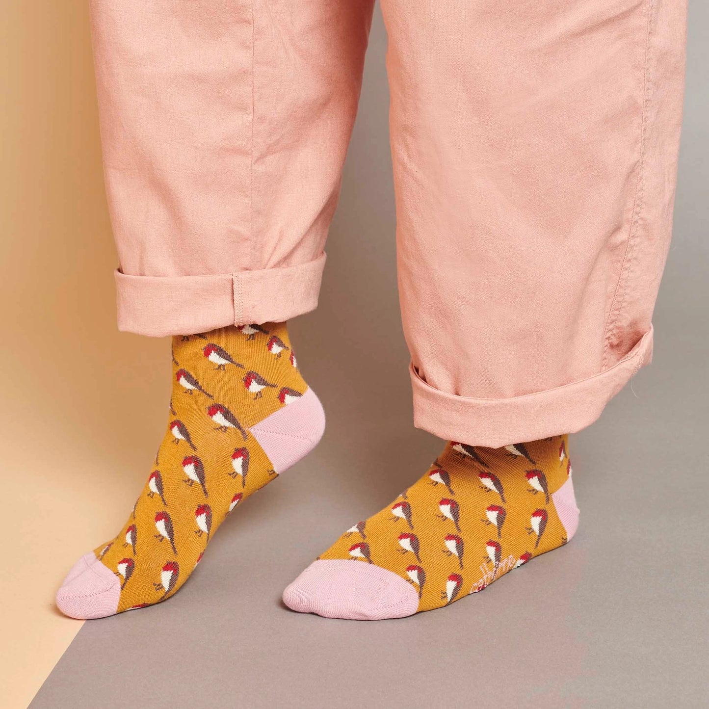 Catherine Tough Women's Organic Cotton Crew Socks - Robin