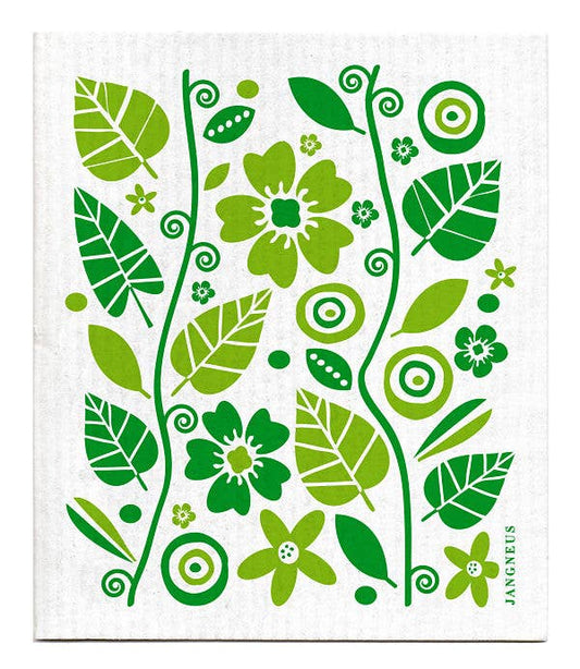 Jangneus - Swedish Dishcloth - Garden - Green