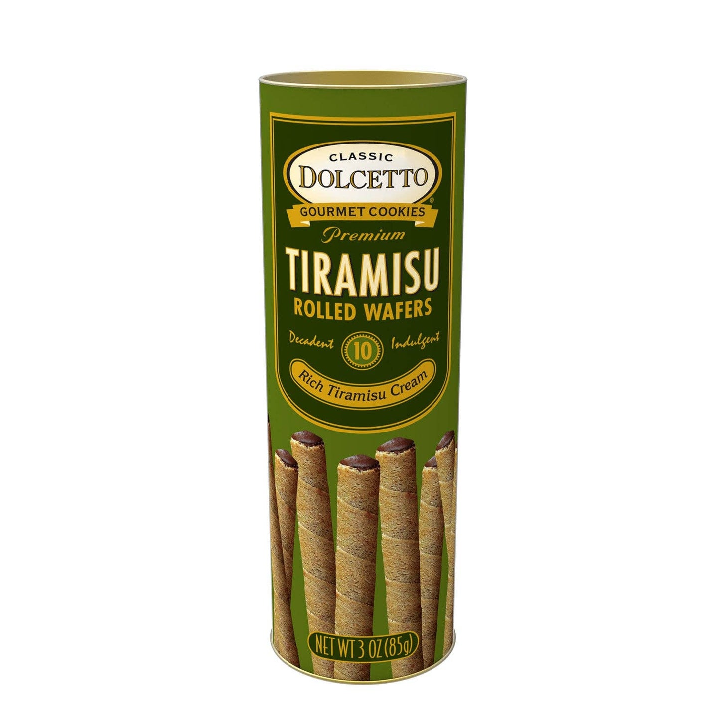 Dolcetto Wafer Rolls - Tiramisu 3oz