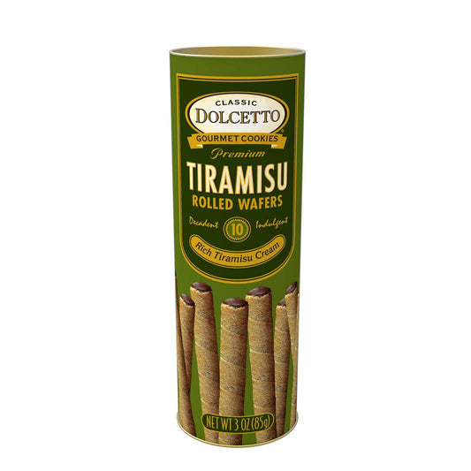 Dolcetto Wafer Rolls - Tiramisu 3oz