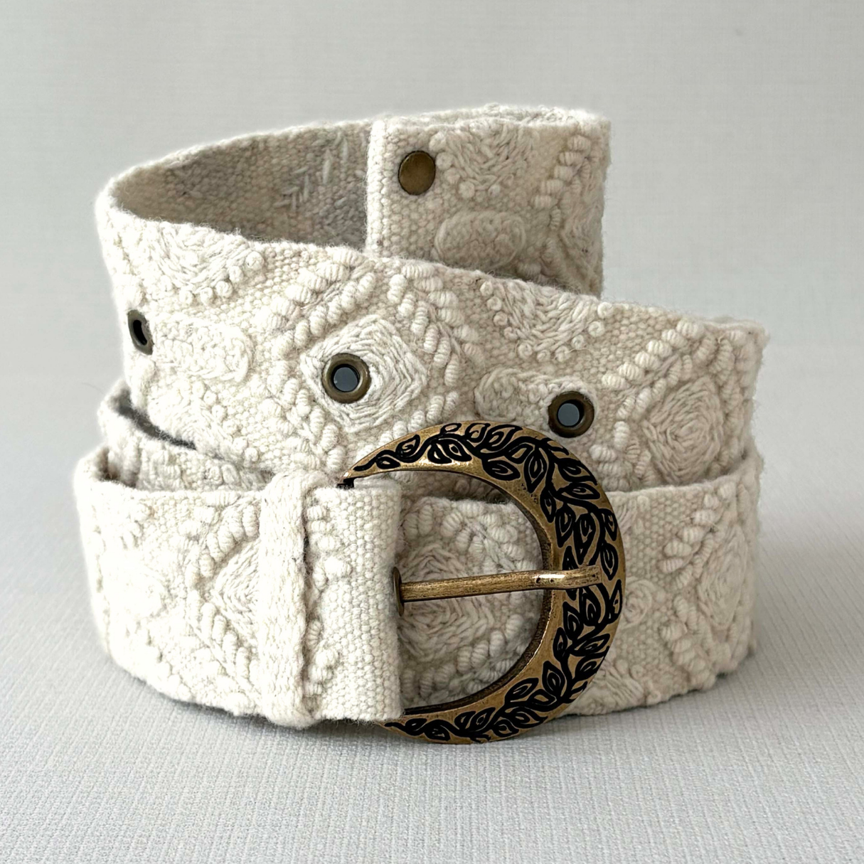 Jenny Krauss - Wandering Clouds Belt with Heirloom Buckle