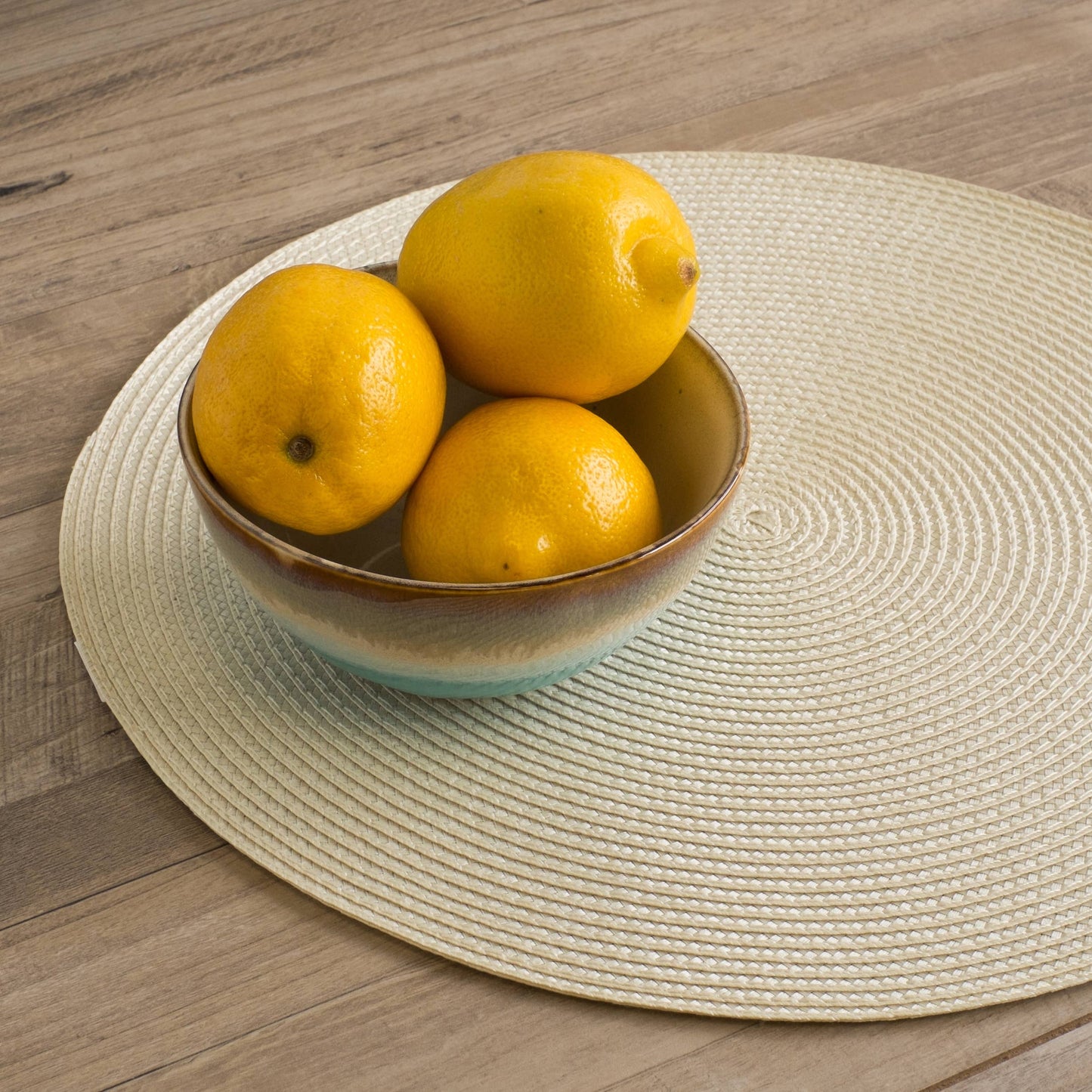 Disko Ivory Round Placemat Set/4