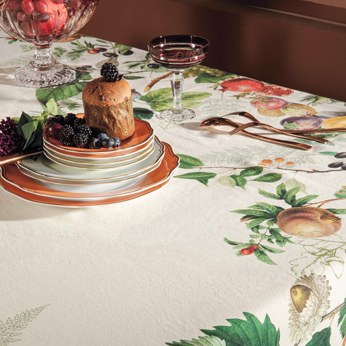 Abondance D’Automne Natural Tablecloth