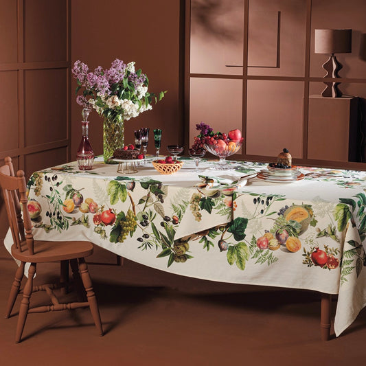 Abondance D’Automne Natural Tablecloth