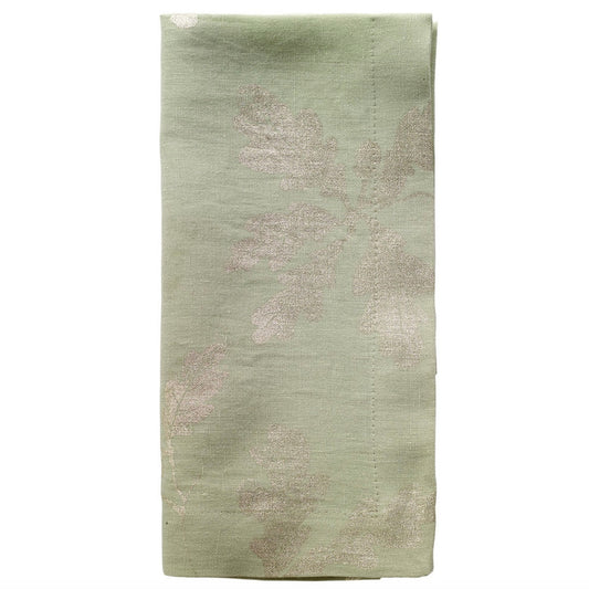 Acorn Napkin Set/4 Sage Green