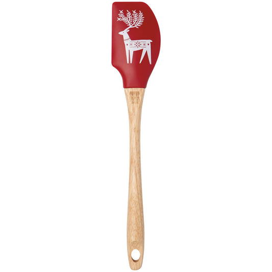 Folk Forest Christmas Spatula
