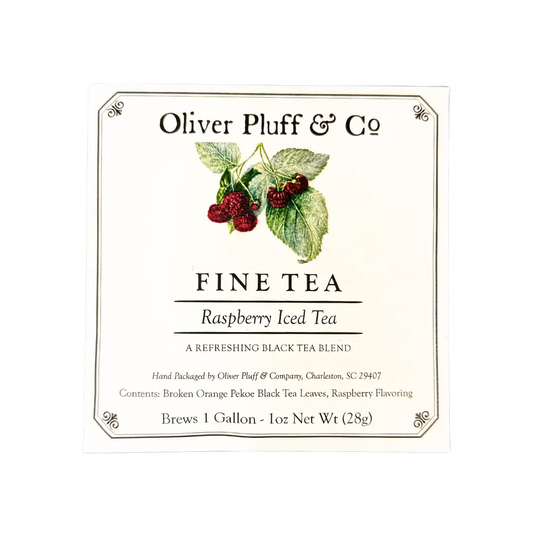 Oliver Pluff & Company - Raspberry Iced Tea - 1 Gallon Envelope