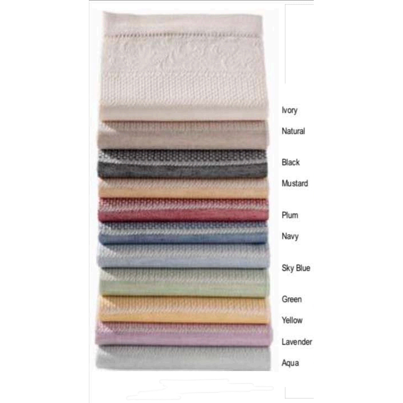 Api Bee Cotton/Linen Guest Towel