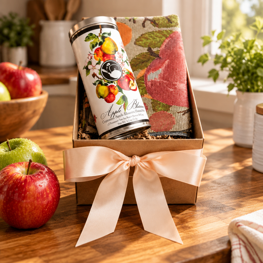 Apple Tea & Swedish Kitchen Gift Basket – Apple Tea and Cotton Tea Towel