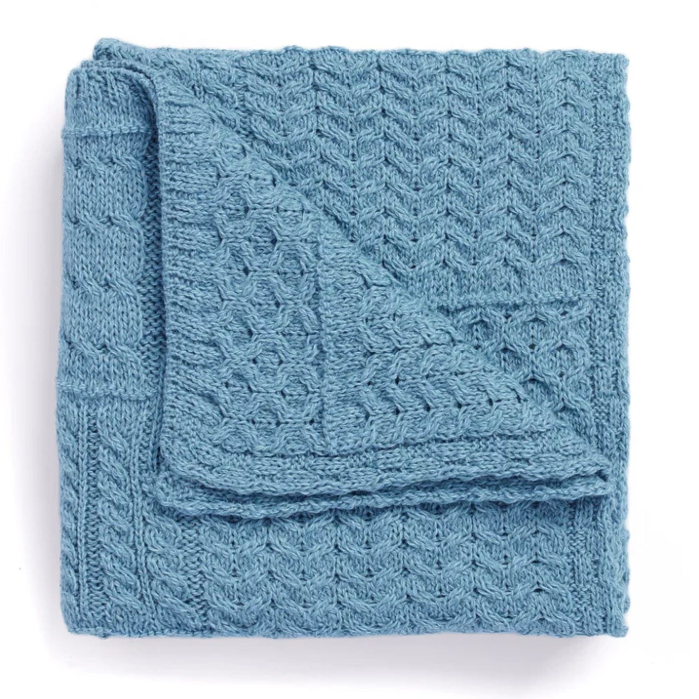 Patchwork Blanket - Blue