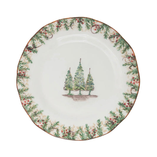 Arte Italica Natale Dinner Plate