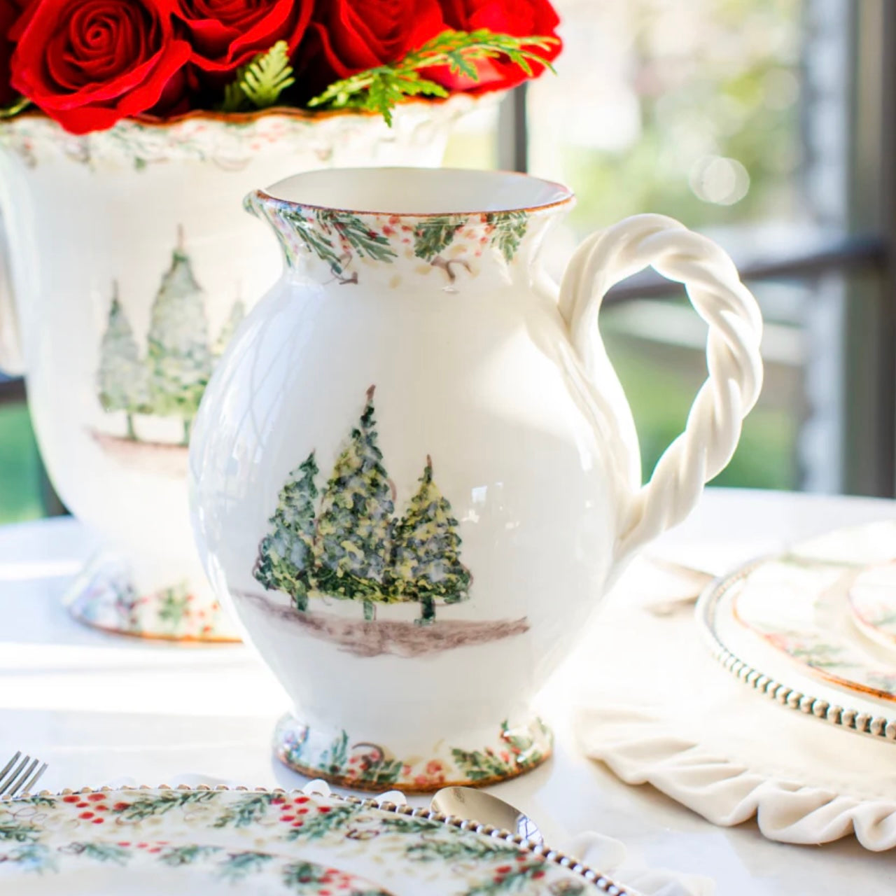 Arte Italica Natale Small Pitcher