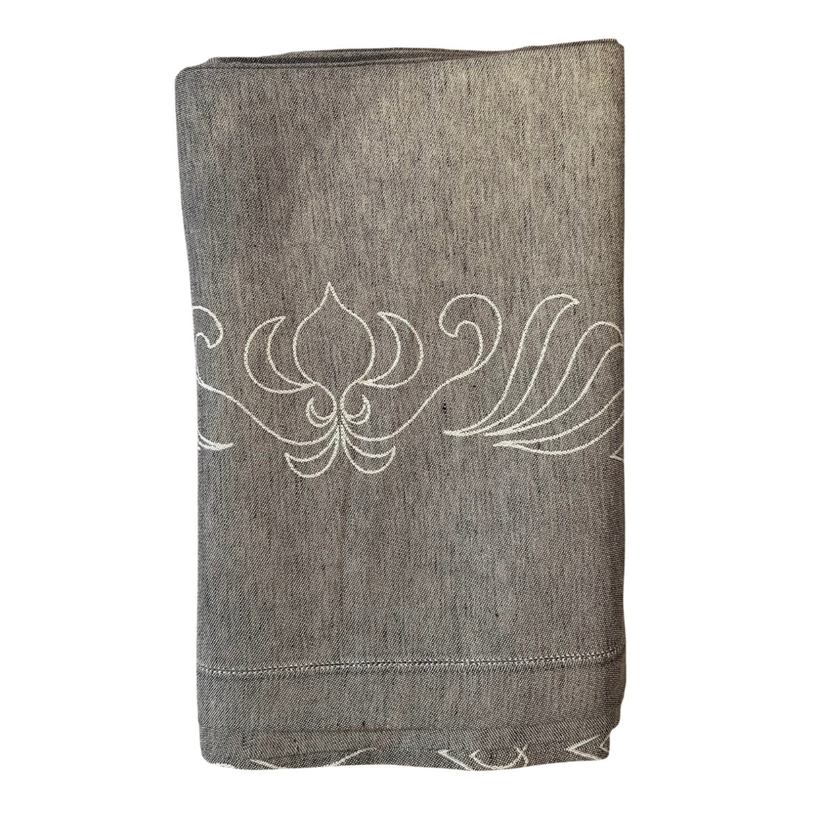 Tessitura Pardi Athena Tablecloth - Black 71" x 94.5"