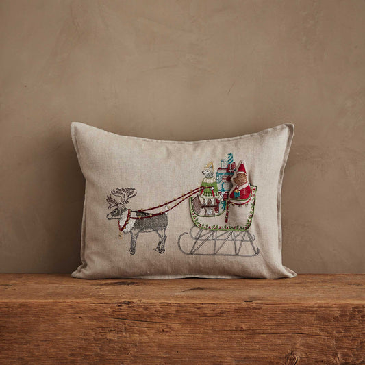 Coral & Tusk - Santa's Sleigh Pocket Pillow
