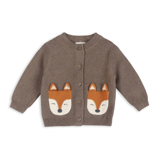 Viverano Organics - Fox Pocket Baby Knit Cardigan