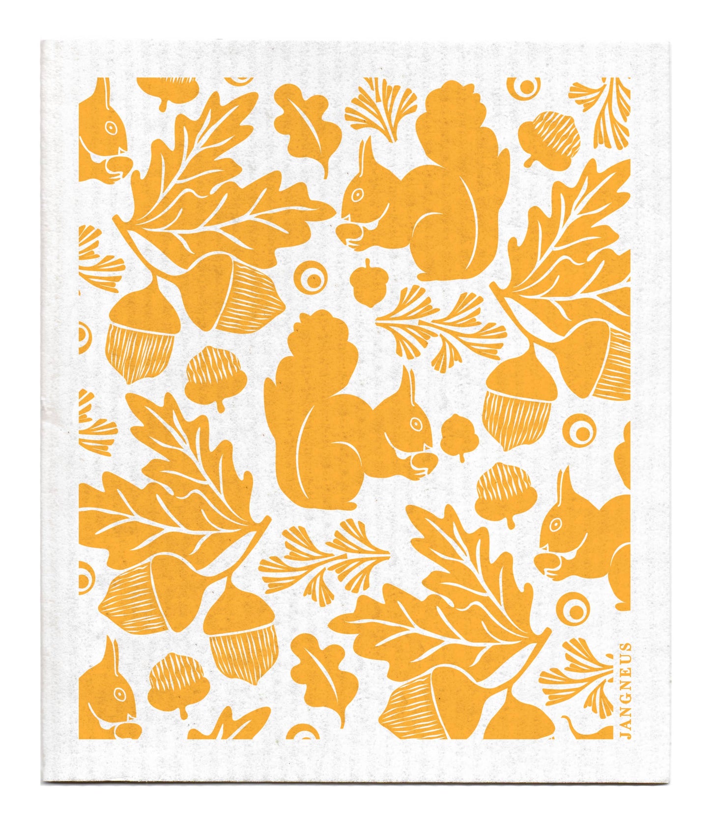 Jangneus - Swedish Dishcloth - Squirrel - Ochre