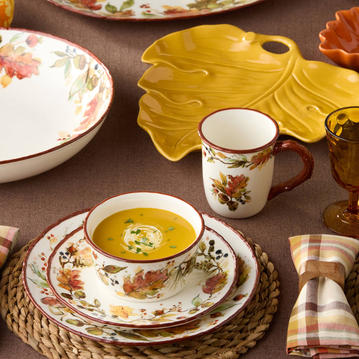 Autumn Meadows Serving Bowl