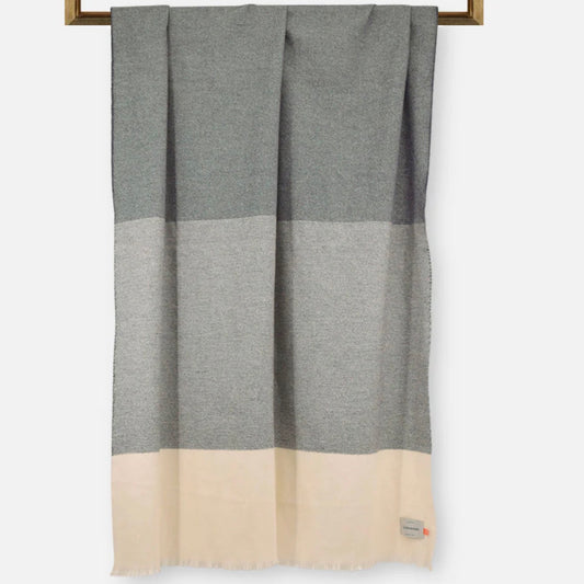 Cushendale Charcoal Ballyogan Lambswool Large Throw