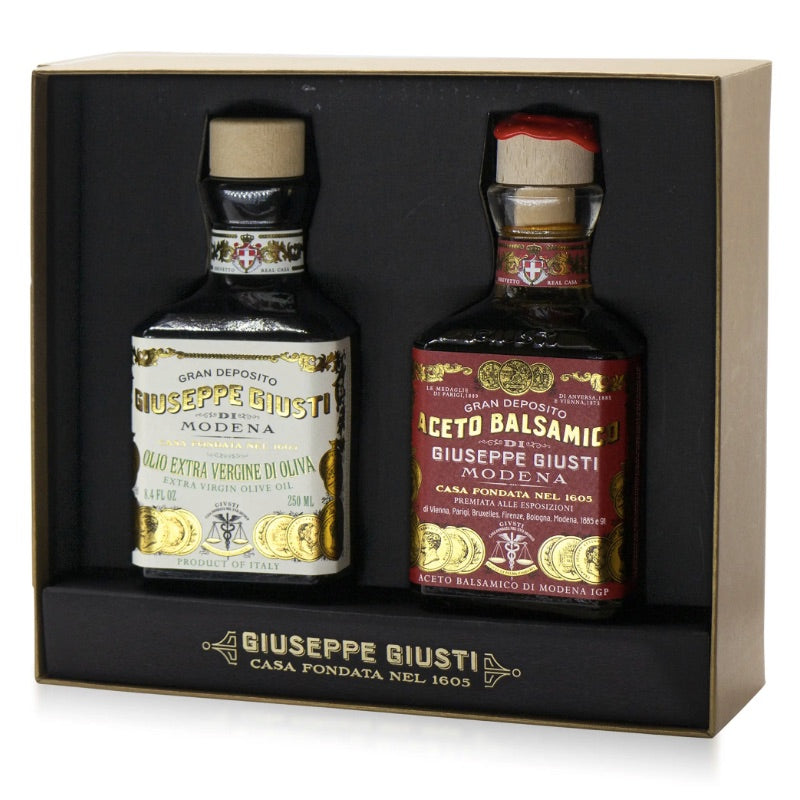 Giusti Balsamic Extra Virgin Olive Oil Gift Set