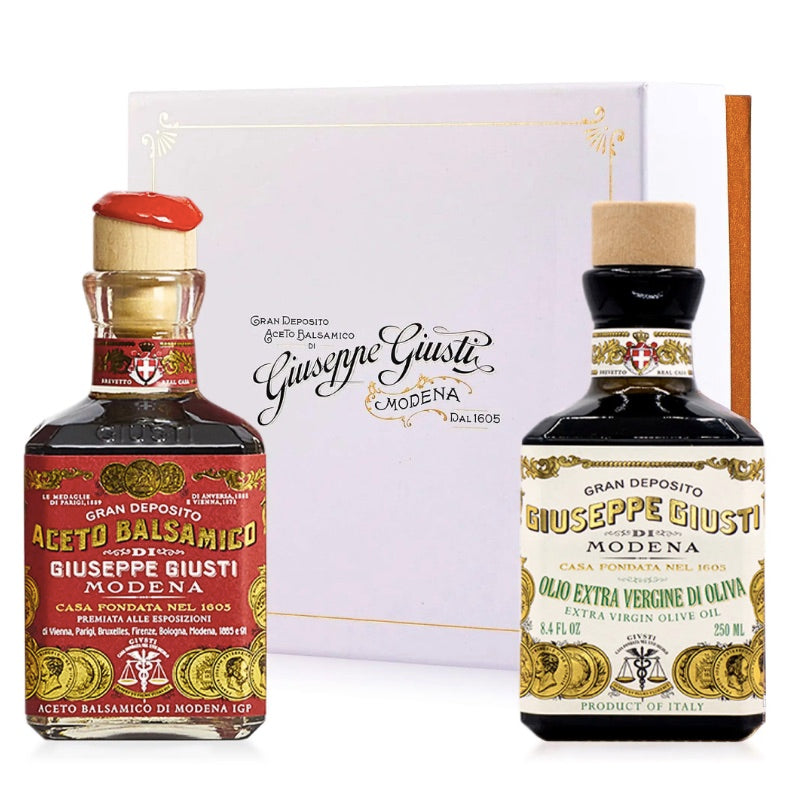 Giusti Balsamic Extra Virgin Olive Oil Gift Set