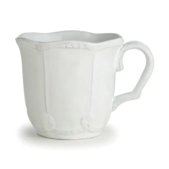 Arte Italica Bella Bianca Beaded Mug Set/4