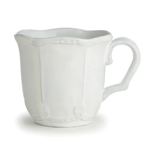 Arte Italica Bella Bianca Beaded Mug Set/4