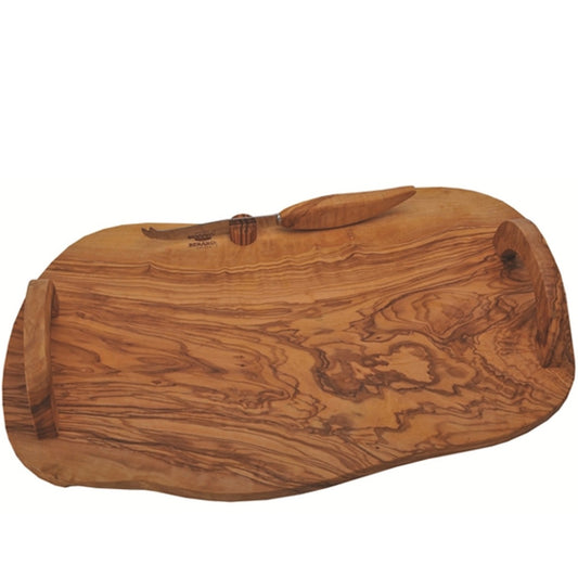 Olive Wood Cheese Board- Handle