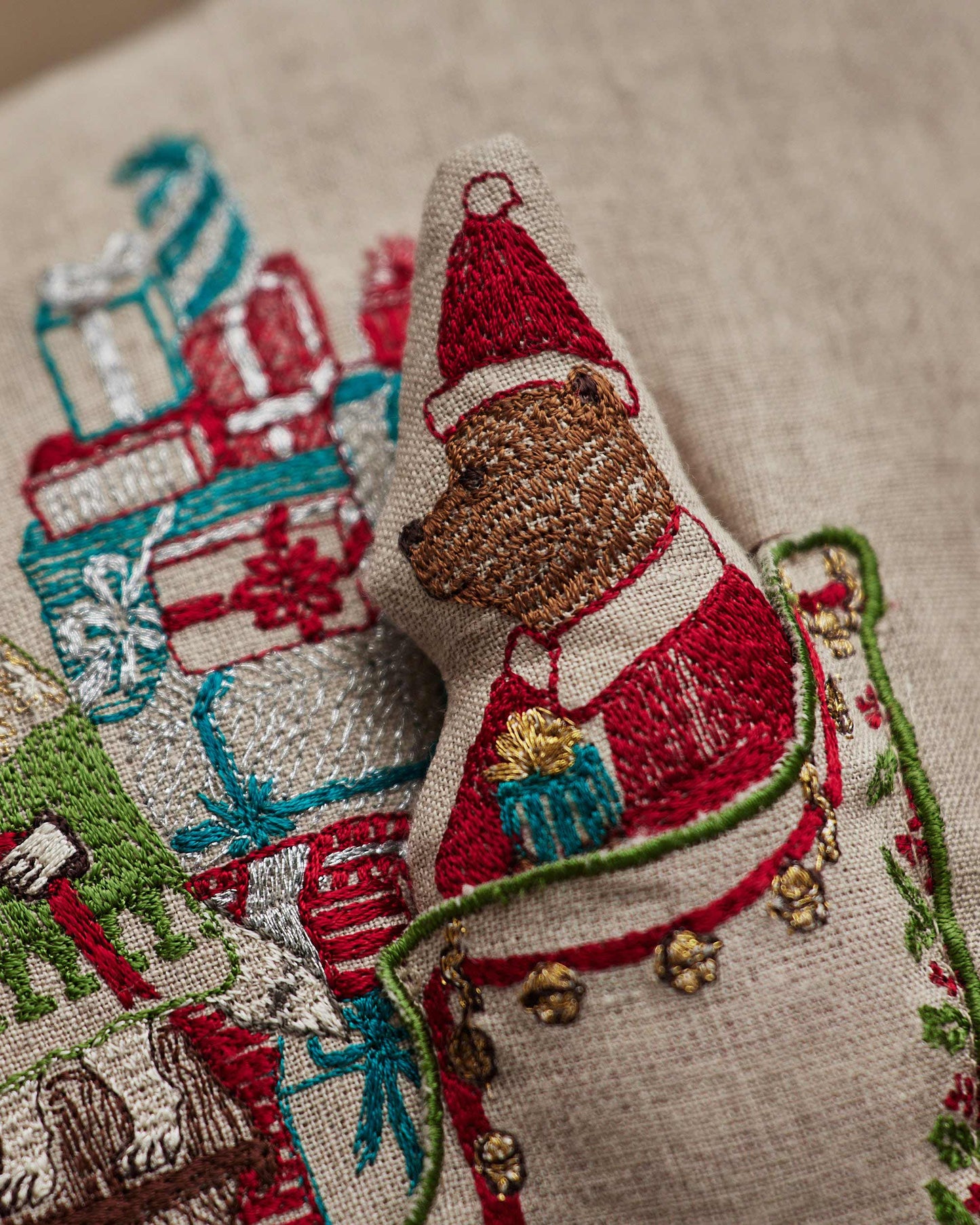 Coral & Tusk - Santa's Sleigh Pocket Pillow
