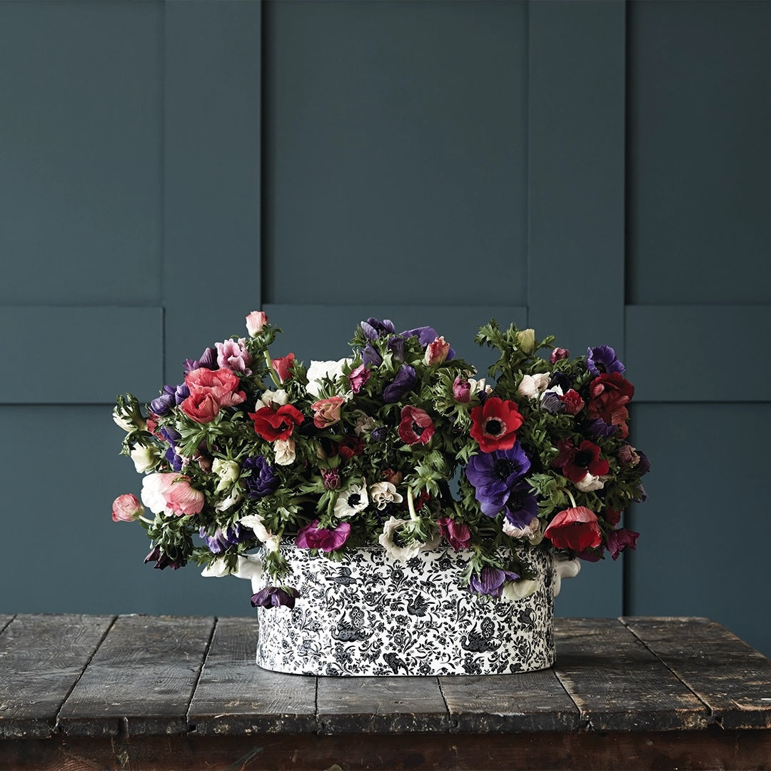 Burleigh Black Regal Peacock Foot Bath