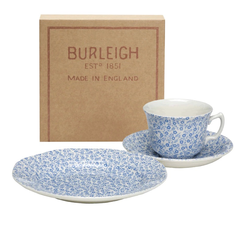 Pale Blue Felicity 3 Piece Teacup Set