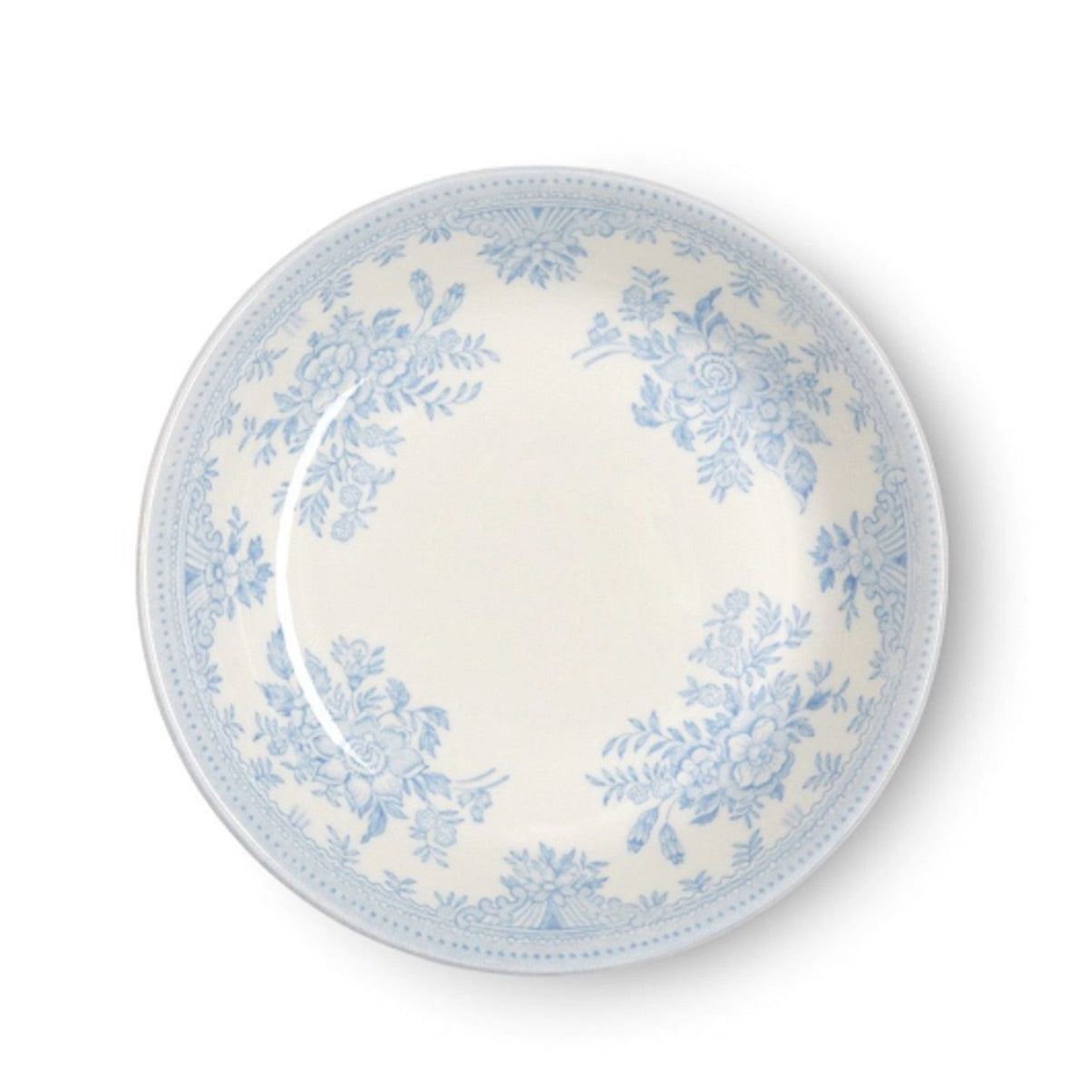 Blue Asiatic Pheasants Butter Pat Dish