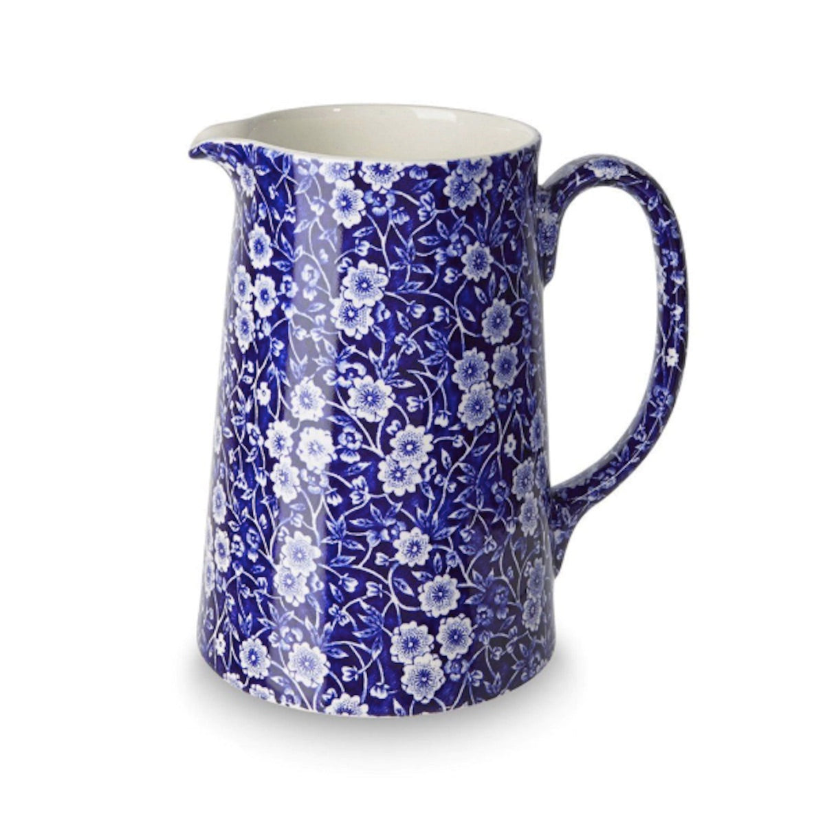 Blue Calico Large Tankard Jug