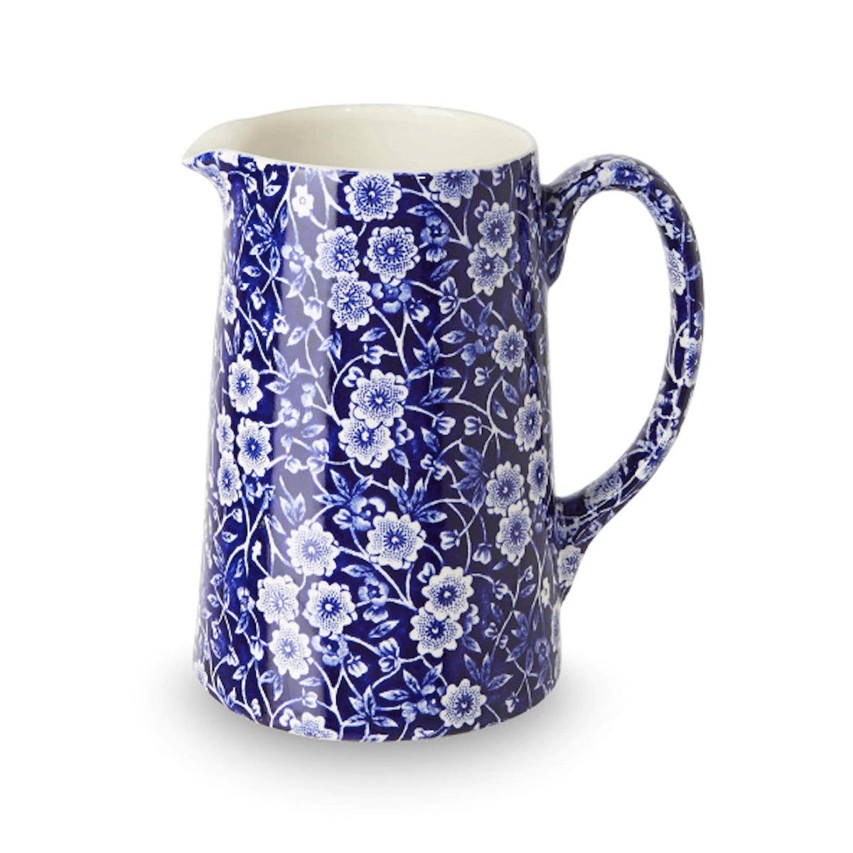 Blue Calico Medium Tankard Jug